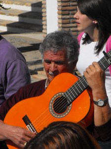Antonio Pino with guitar
