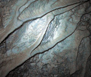 "Surely you don't get calcium walls and stalactites in a tunnel only 100years old?" I said " Ha ha ha!" replied Claus