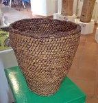 A traditional bee skip. The bee keeper would have put a spring swarm into this, and set fire to it at the end of the season, collecting the honey and killing the bees